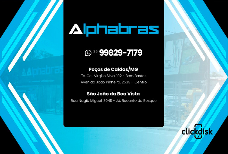 Banner ALPHABRAS FERRAMENTAS E EPIS ALFENAS